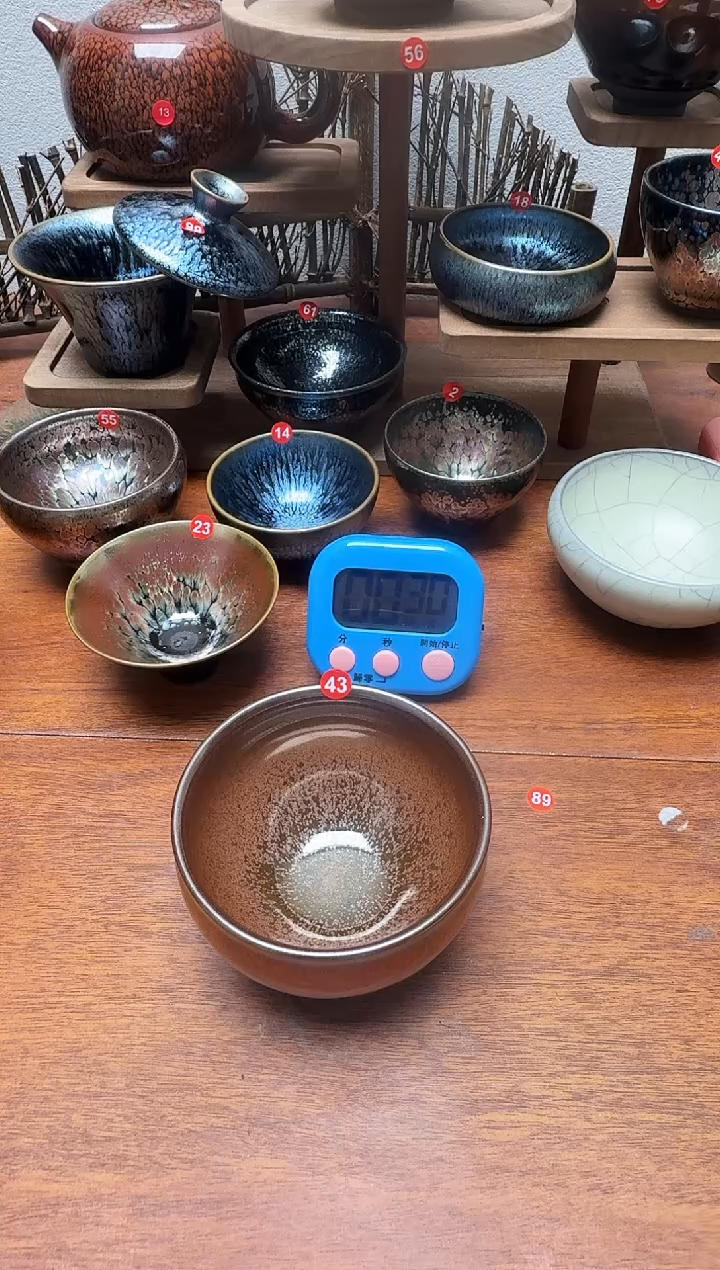 茶盏小**叔43号建盏工匠茶器