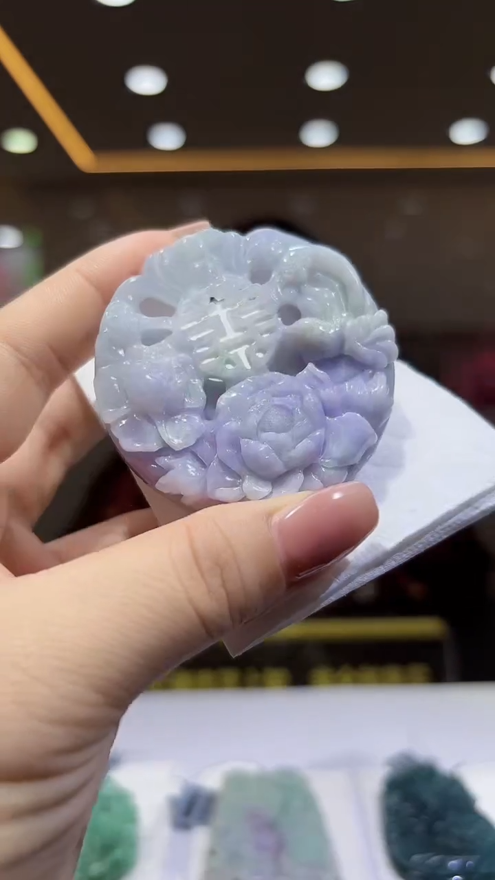 未镶嵌定制翡翠33/1211/C/多样性发其一件/花