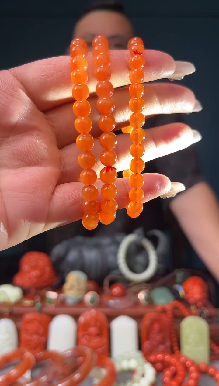 南红玛瑙未镶嵌颈饰吊坠 多样性发拍一发一