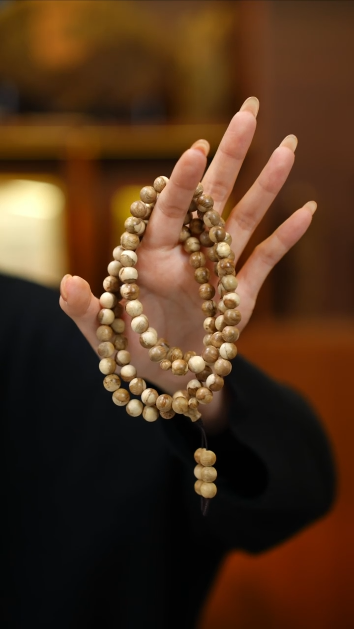 沉香手串国香 08圆珠多圈 24克+ 多样性发一 