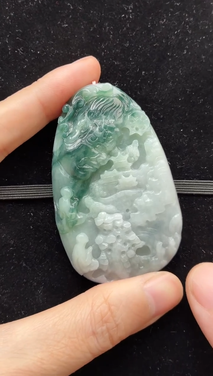 颈饰未镶嵌翡翠牌子