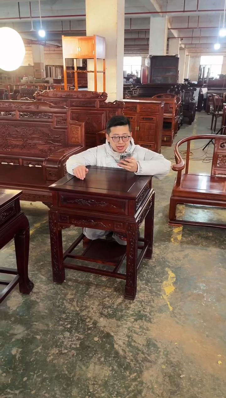 【闪购商品】黑酸枝木类成套家具J06