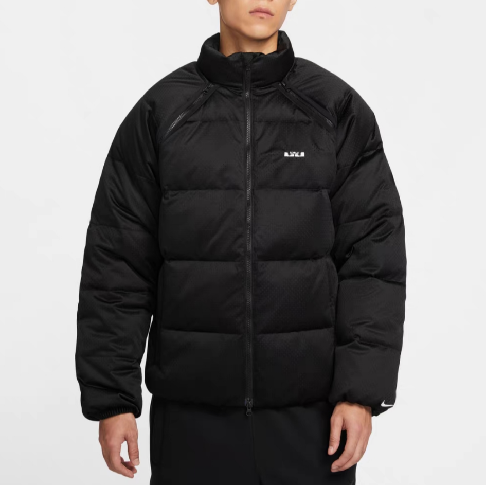 耐克NIKE男子冬季新款詹姆斯保暖可拆卸羽绒服夹克外套 HV3502010