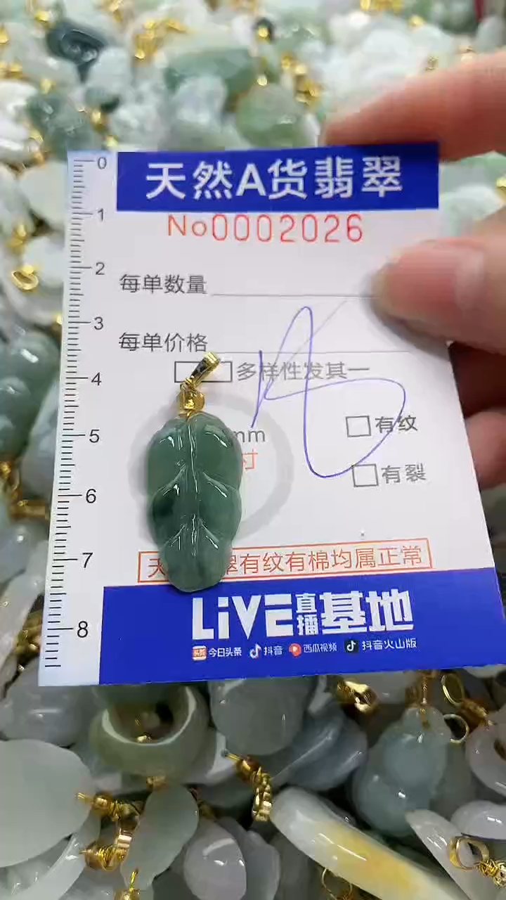 颈饰未镶嵌翡翠天然A货翡翠