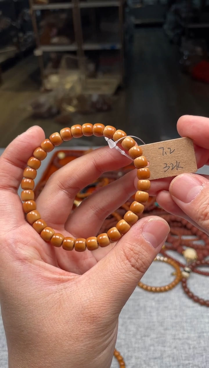 【闪购商品】橄榄核吊坠闪23核尖手工老型单圈7.2mm