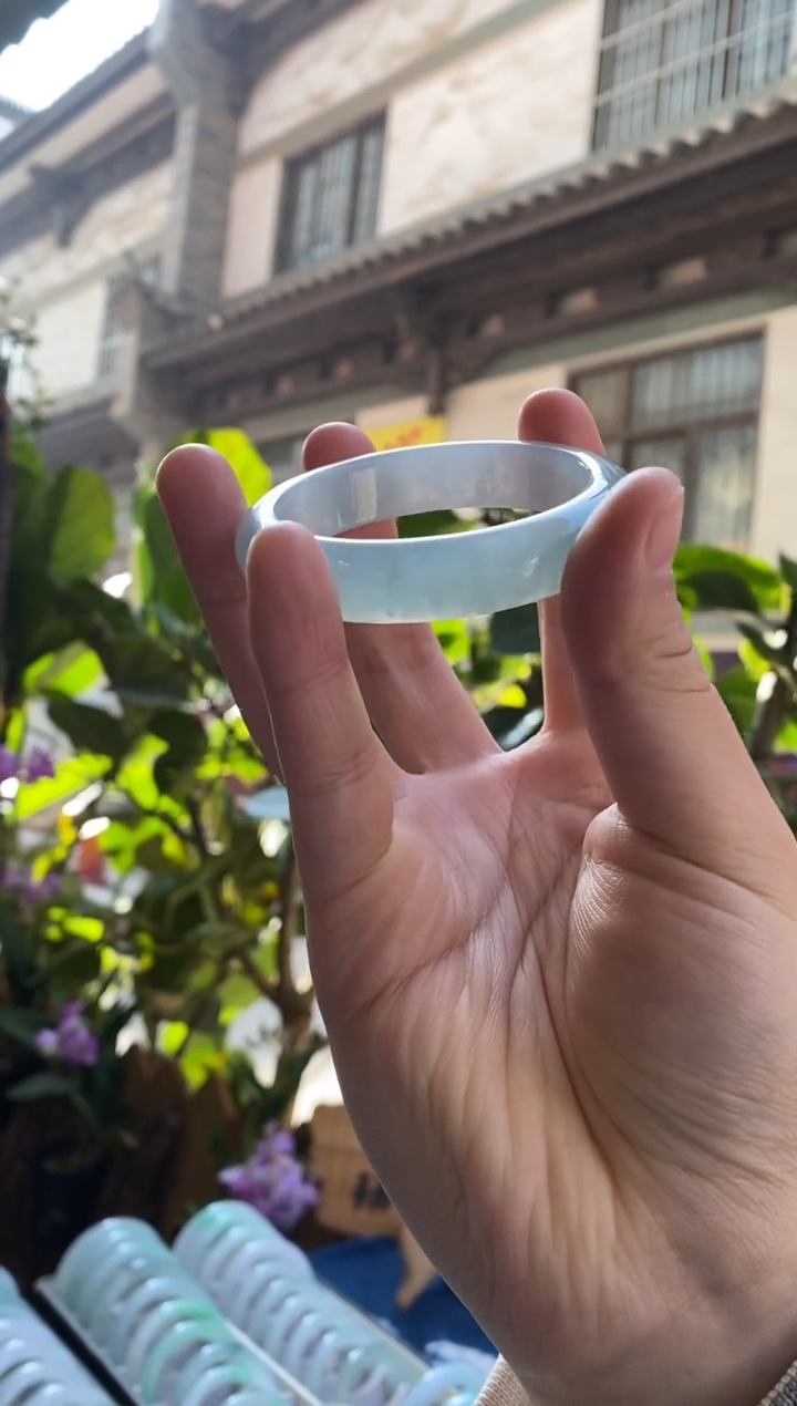 未镶嵌手镯翡翠53圈