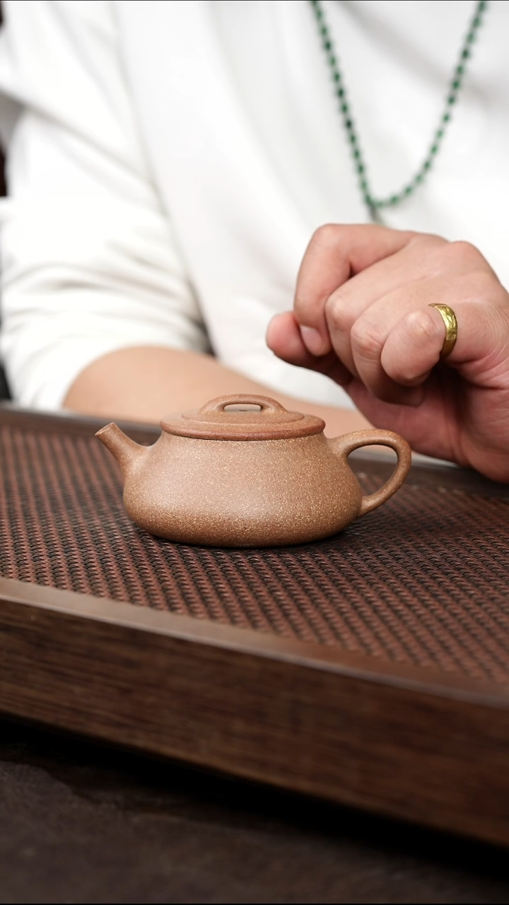 茶壶紫砂青降坡云瓢