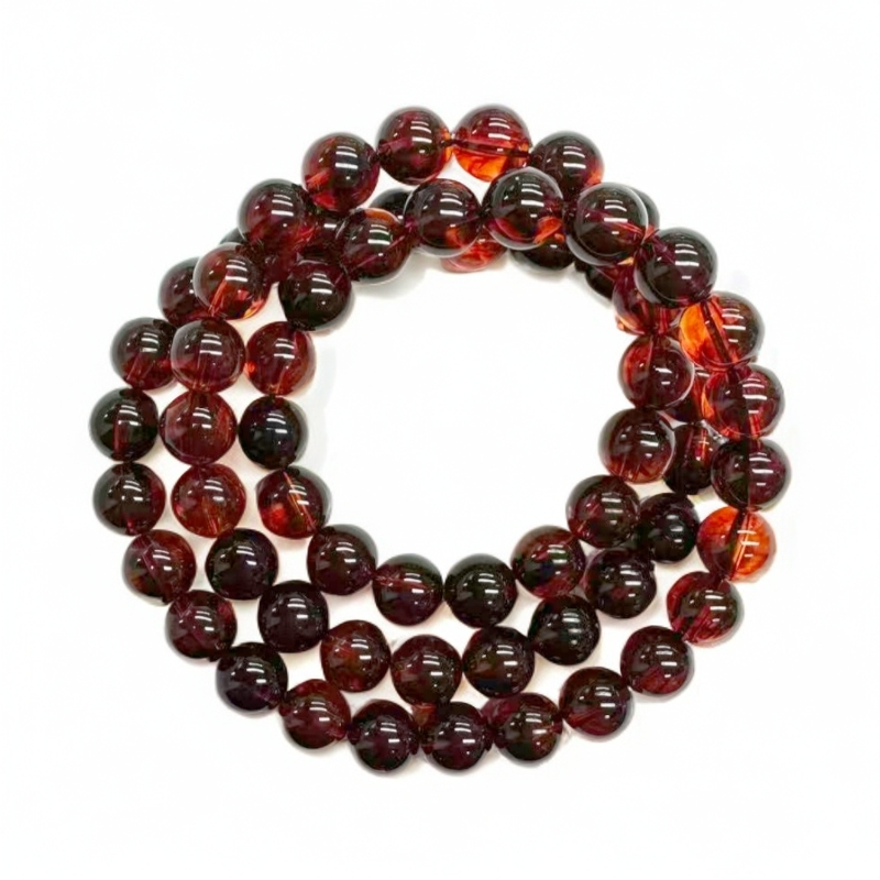 A711血丝项链10mm手串百搭