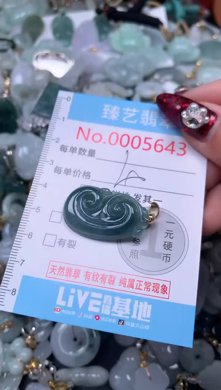 颈饰未镶嵌翡翠5643