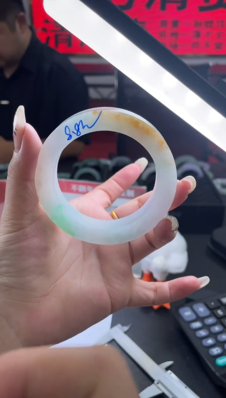 定制翡翠手镯未镶嵌手镯DDQ/发一件