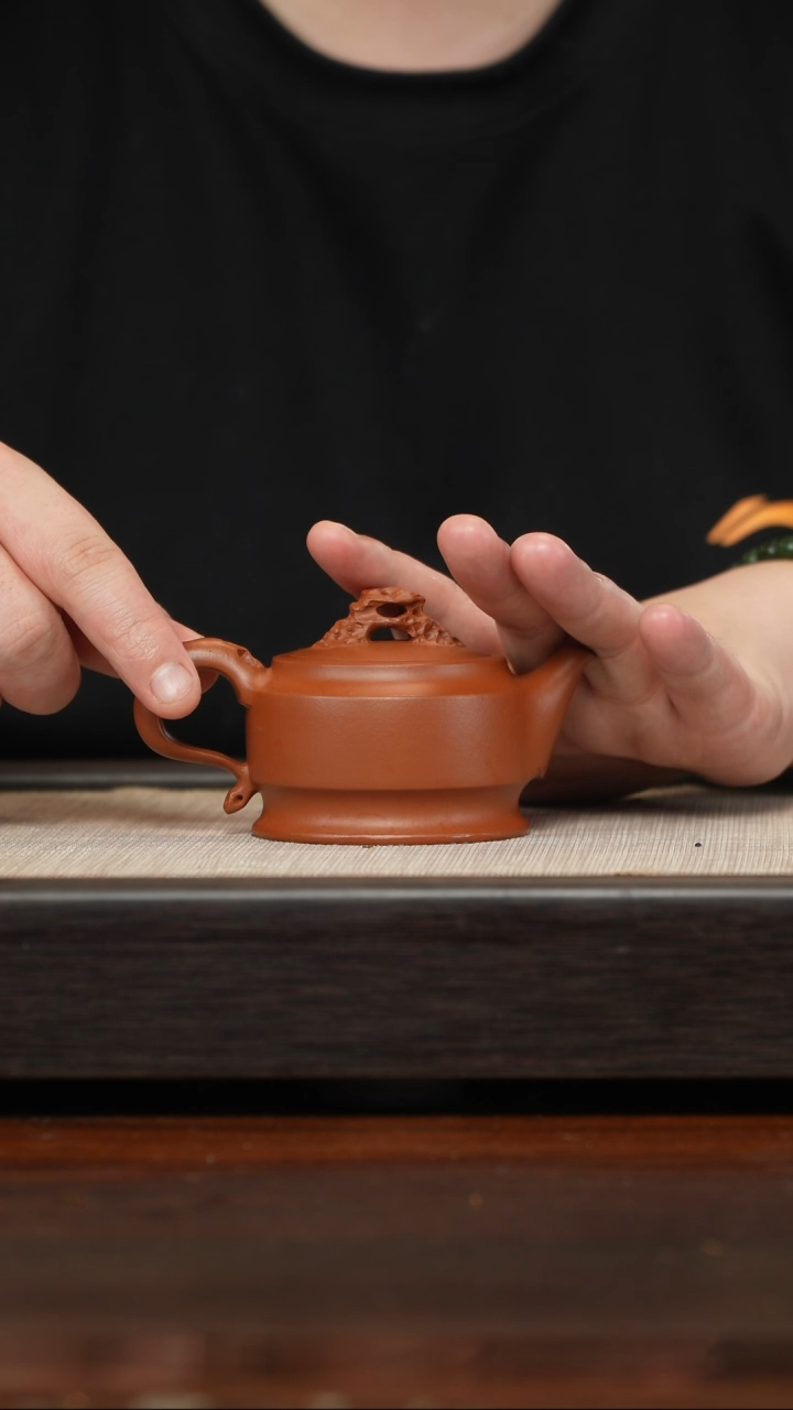 【闪购商品】紫砂茶壶朱泥磐石150cc