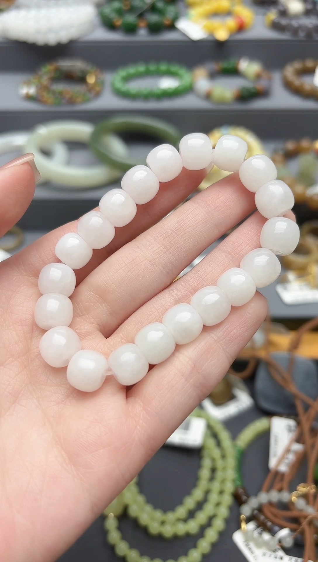 未镶嵌手串和田玉天然和田玉白玉手串