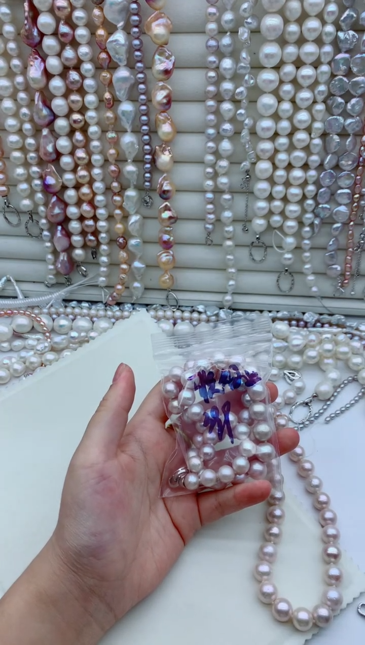 淡水珍珠银S925镶嵌颈饰项链多样性发其一