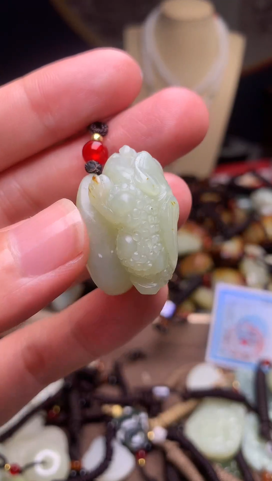 颈饰未镶嵌和田玉新疆料青海料清水和田玉吊坠