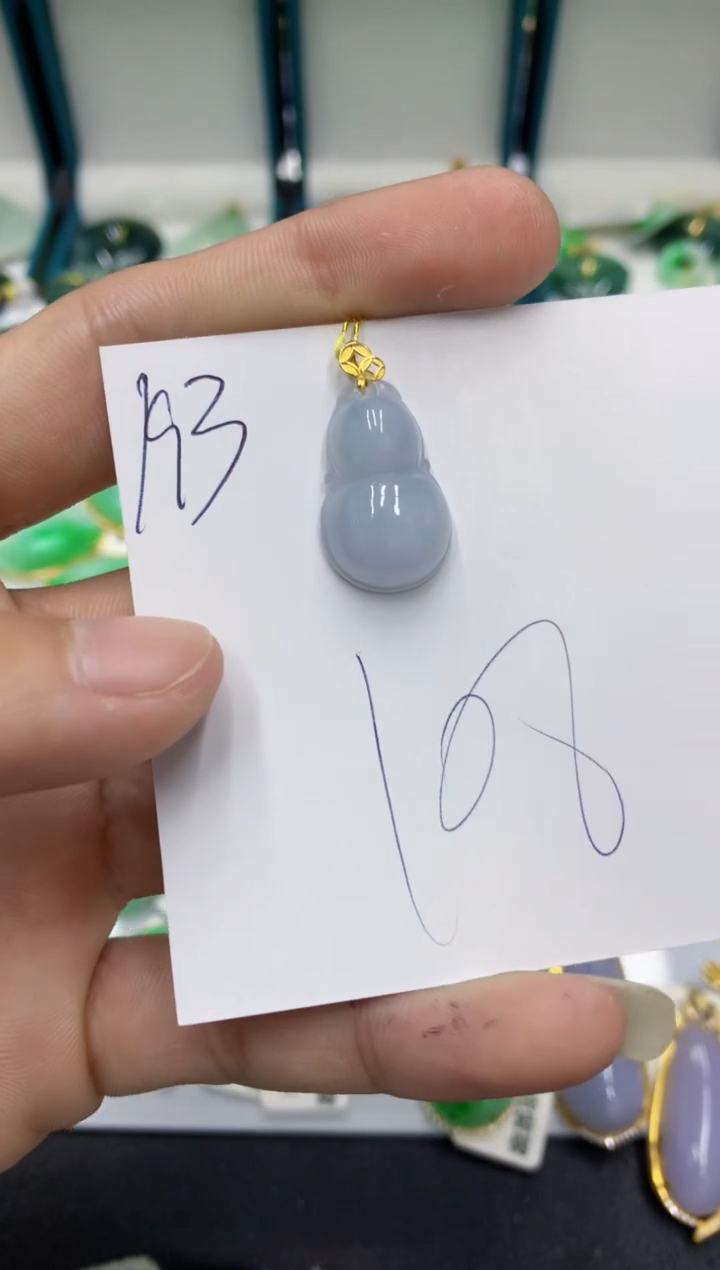 【闪购商品】翡翠颈饰18K金镶嵌翡翠