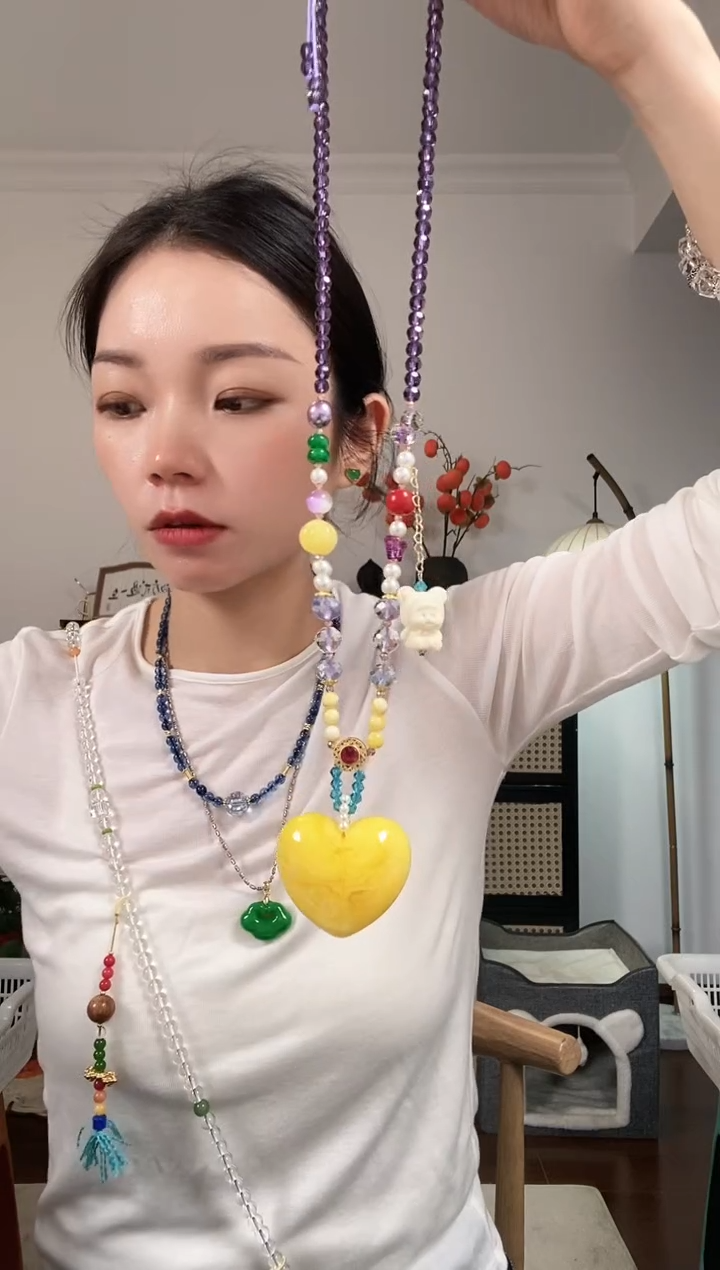 【闪购商品】琥珀颈饰未镶嵌A404AAAAAAA