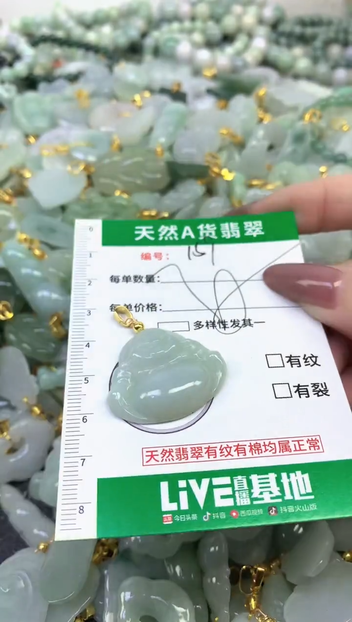 颈饰未镶嵌翡翠纯天然缅甸A货翡翠