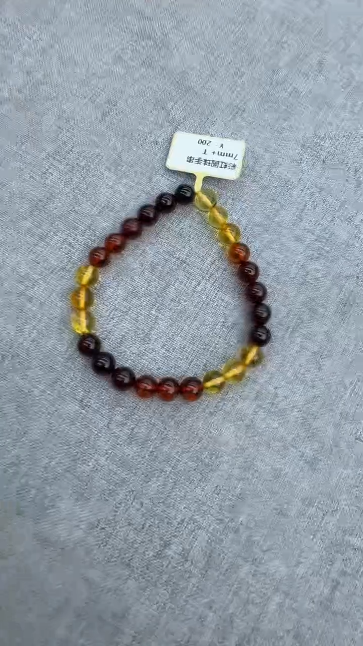 手链琥珀未镶嵌373秒拍号 假一罚三