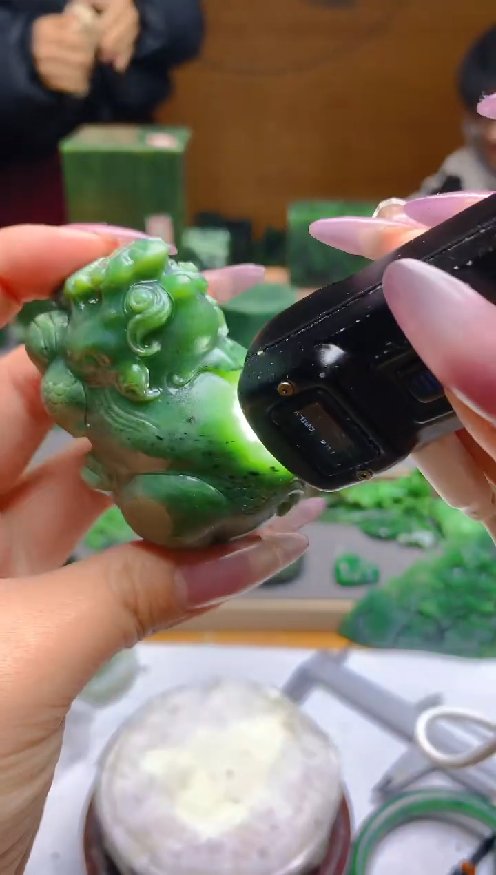 【闪购商品】和田玉（碧玉）把件未镶嵌1