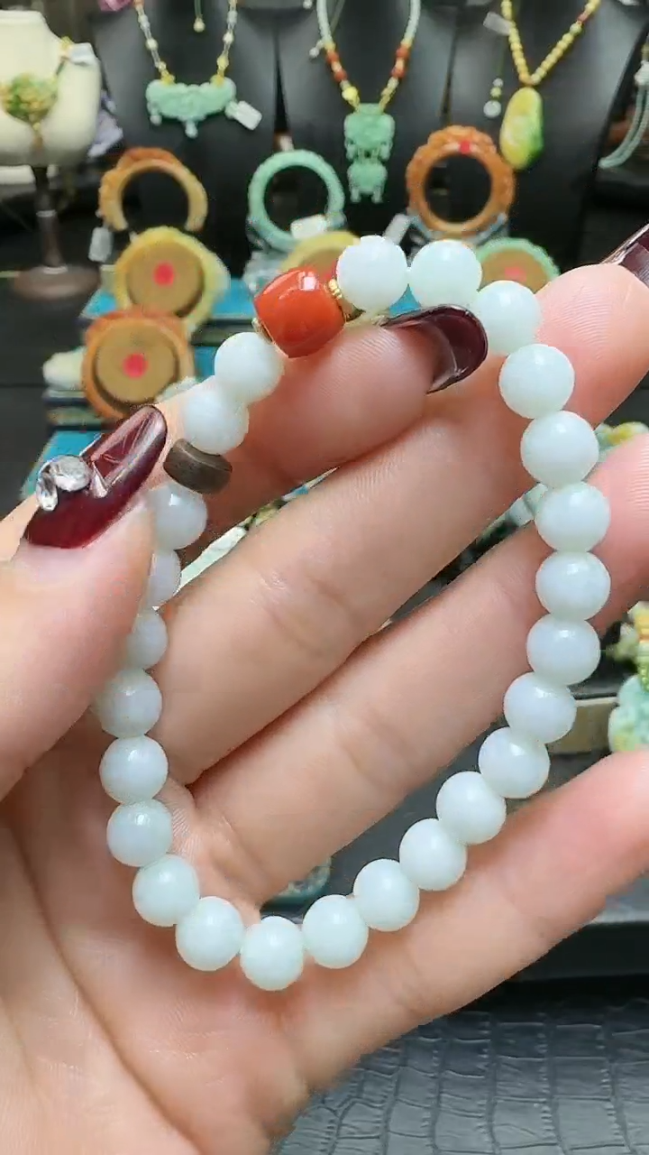 【闪购商品】翡翠手链未镶嵌圆珠