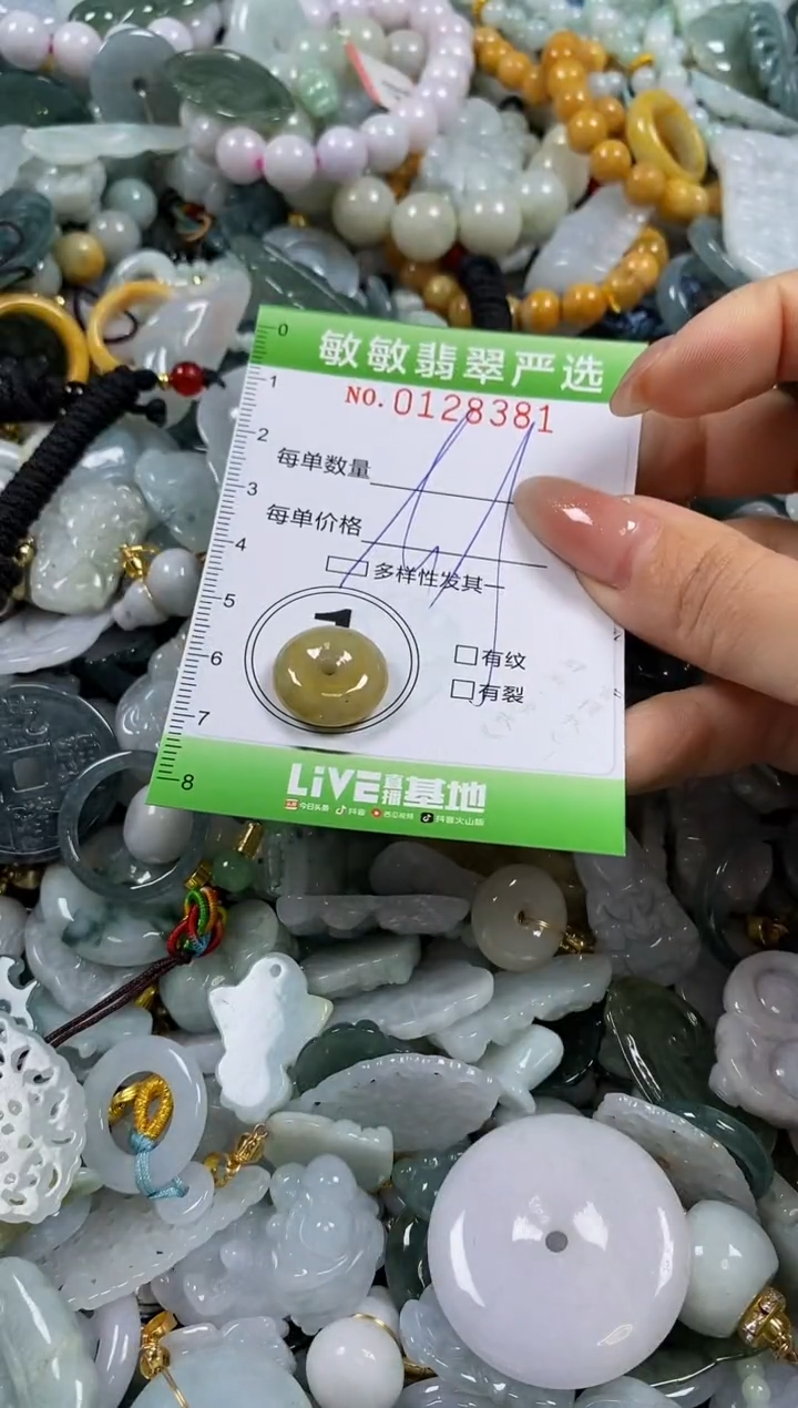 【闪购商品】翡翠颈饰未镶嵌闪购0128381多样性发其一