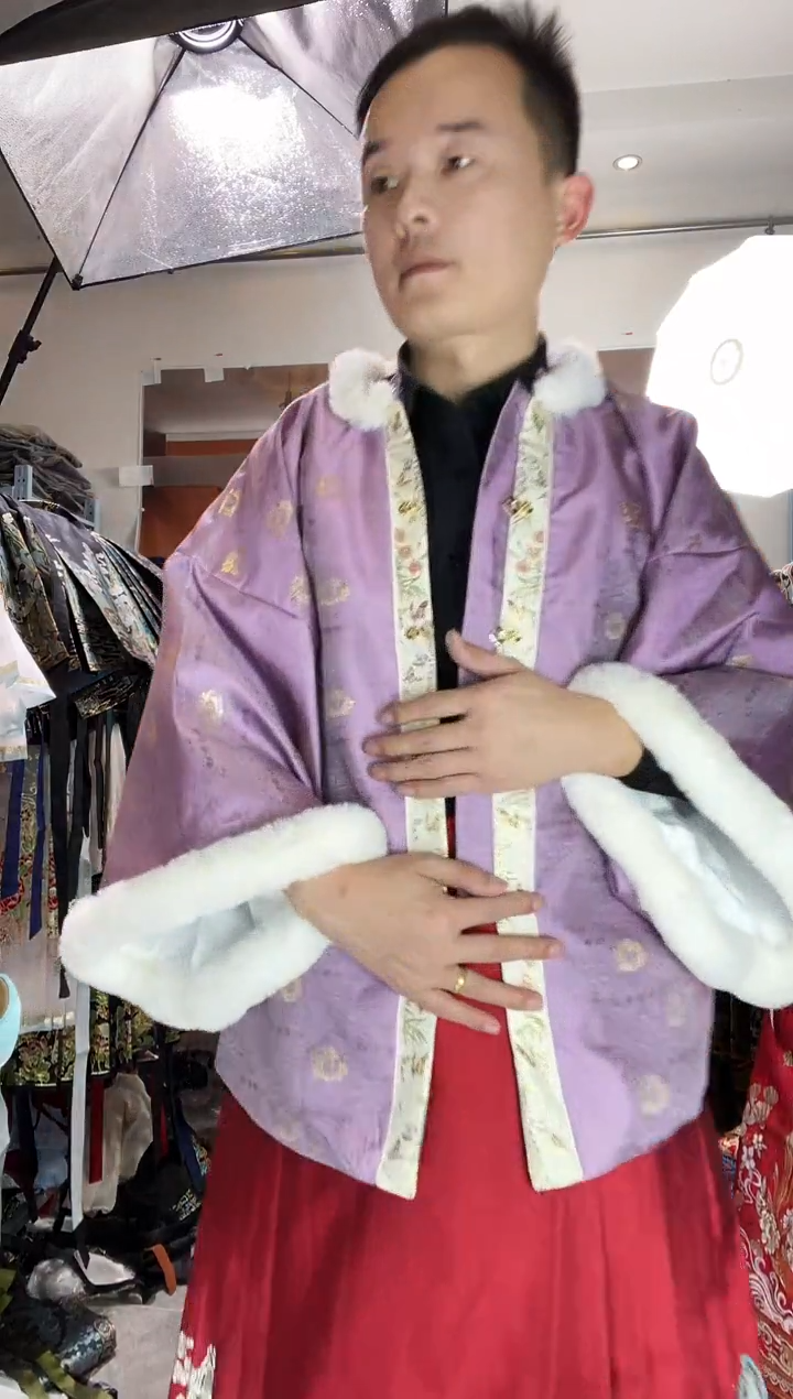 孤品商品编码   袄紫色S