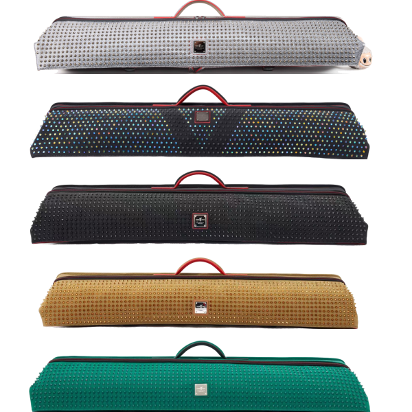 扎男幻彩圣诞限定七孔大容量大头杆台球杆包时尚设计