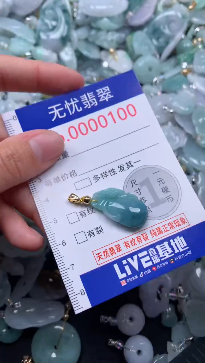 颈饰未镶嵌翡翠100