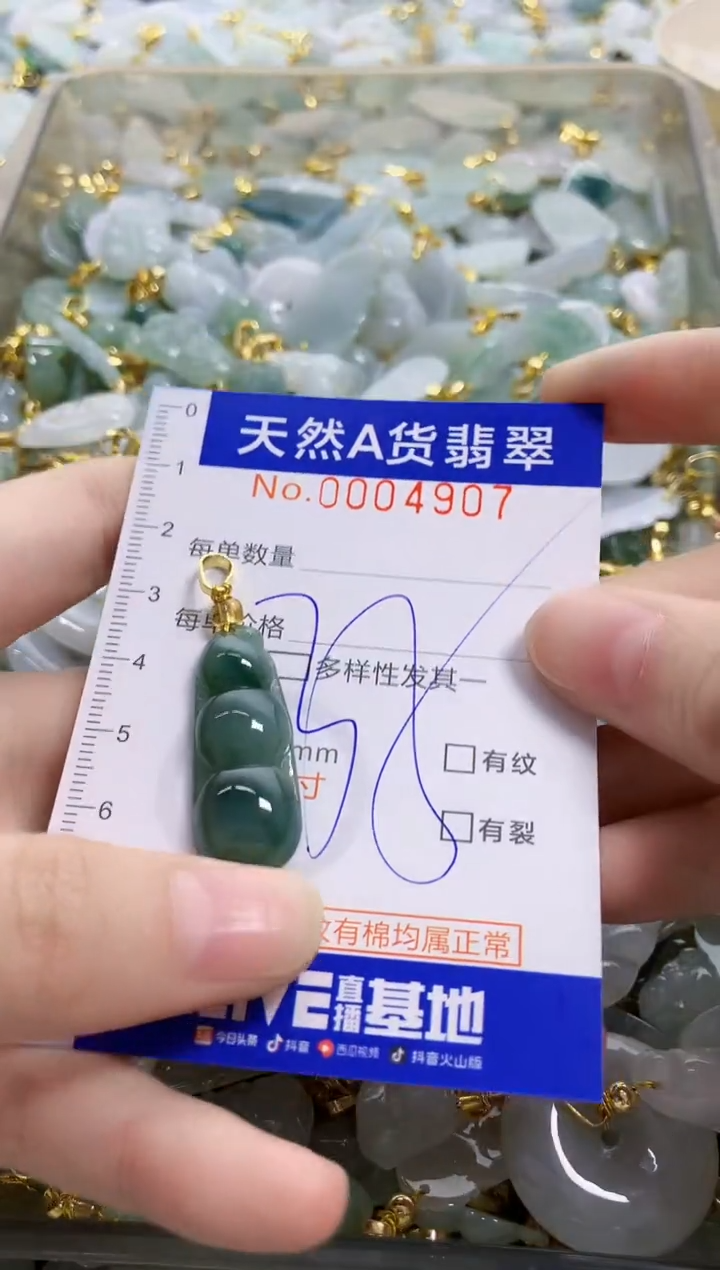 颈饰未镶嵌翡翠天然A货翡翠