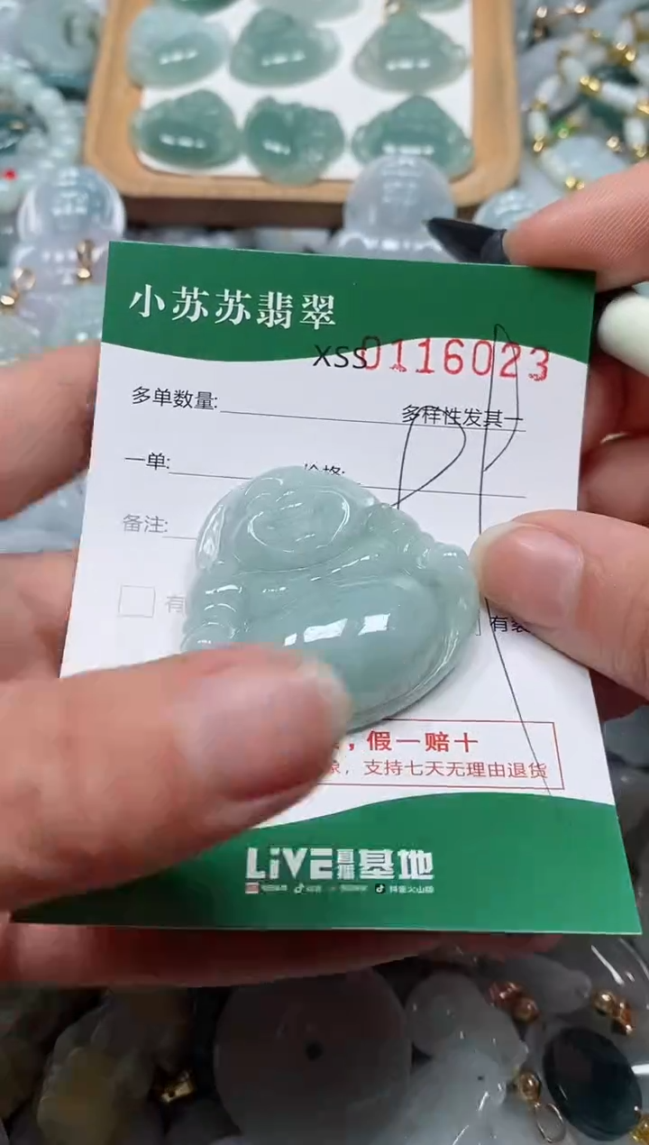 【闪购商品】翡翠颈饰未镶嵌闪购商品0116023