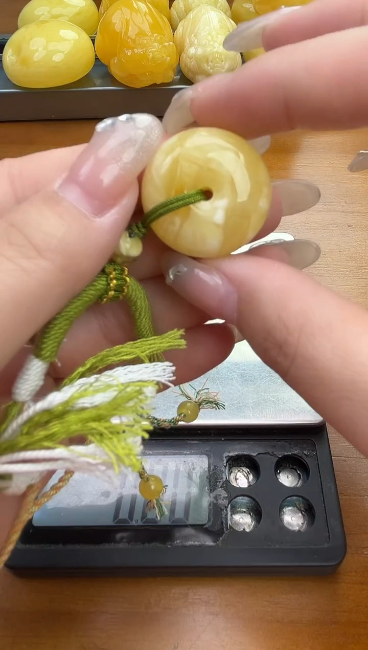 裸石琥珀未镶嵌琥珀蜜蜡吊坠