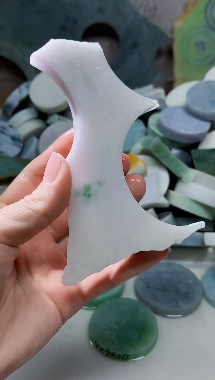 裸石翡翠天然翡翠A货石 南 723