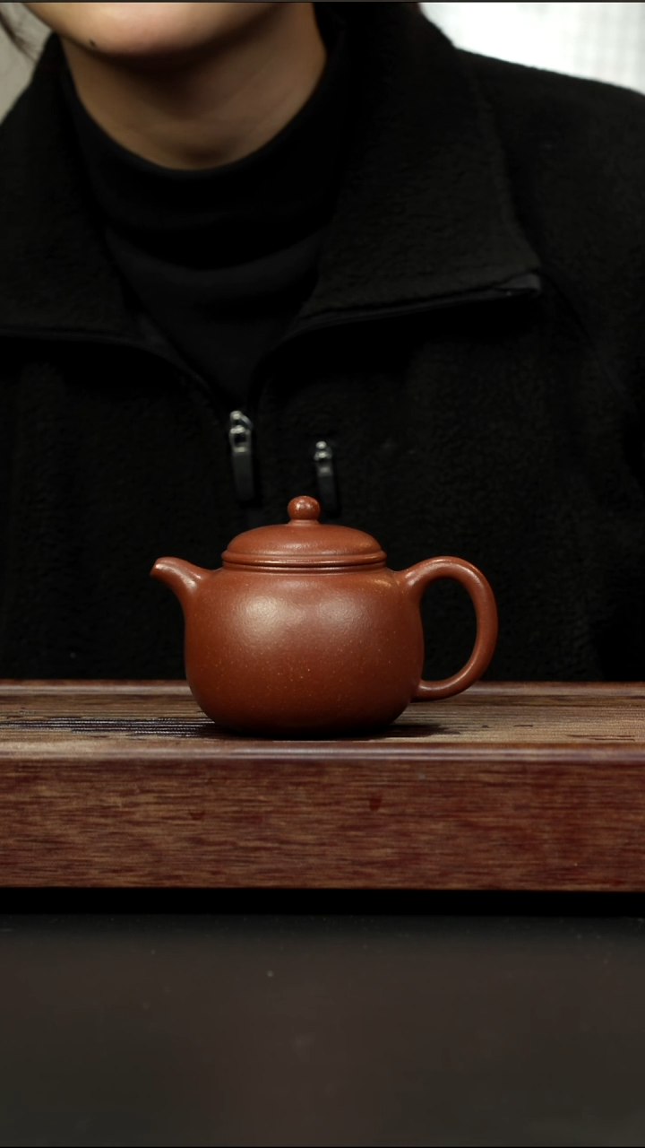茶壶紫砂红降坡 大匏樽 220左右