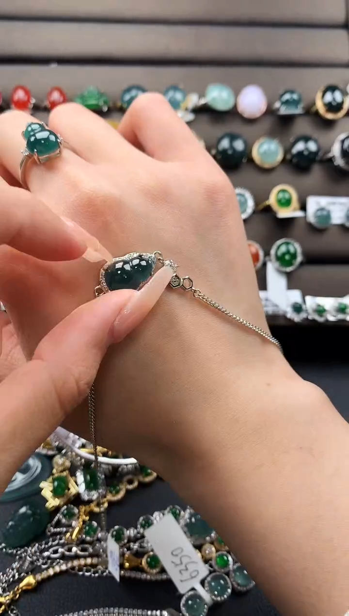 【闪购商品】翡翠戒指银S925镶嵌263454545