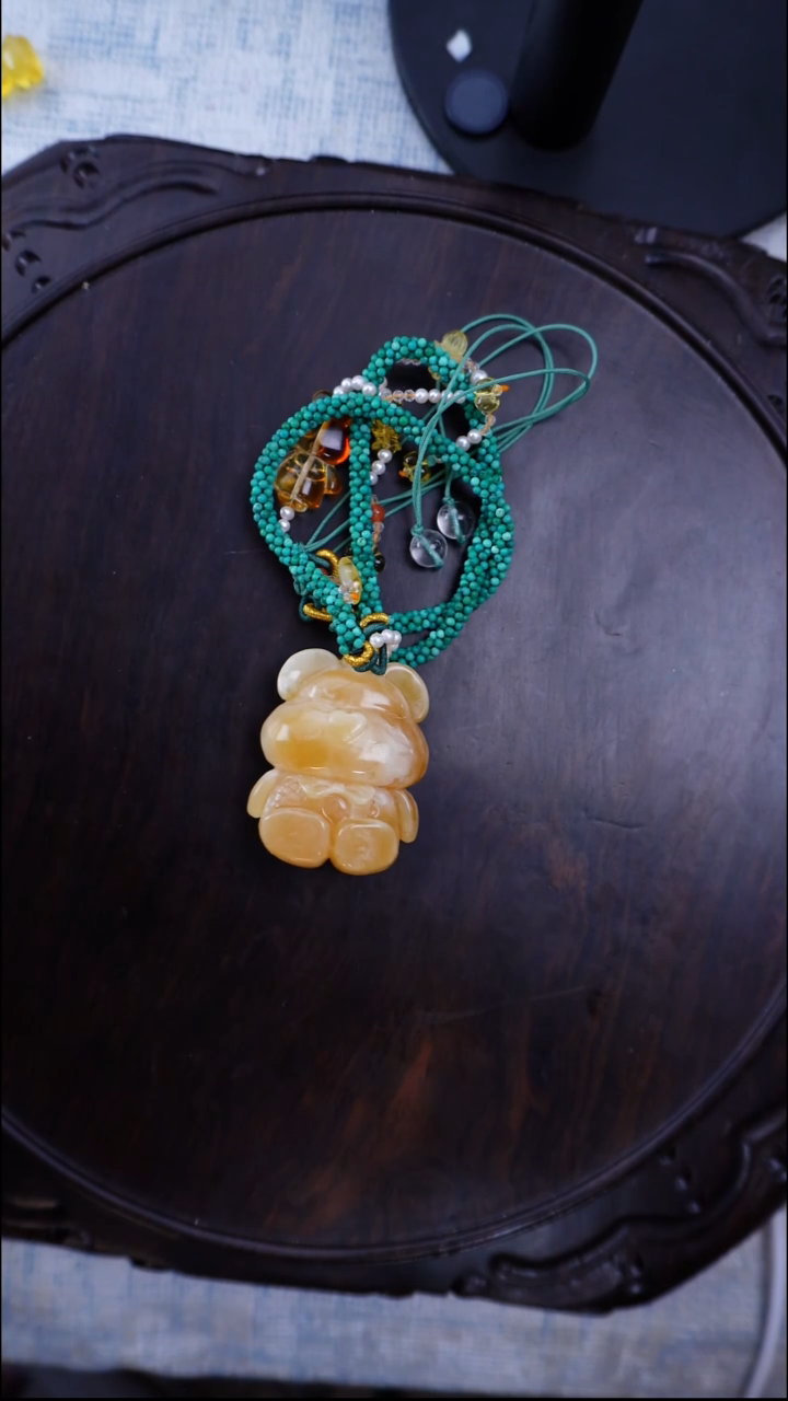 琥珀颈饰未镶嵌12.13日 15号链接 多样性发