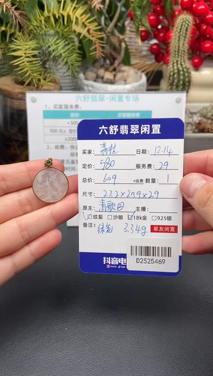 颈饰未镶嵌翡翠?****5D2525469