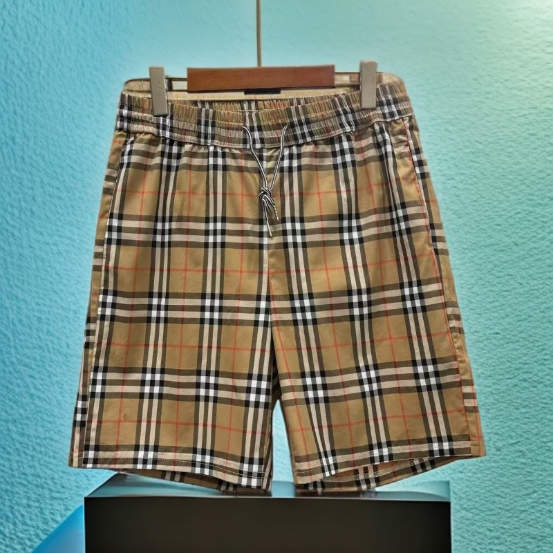 男士夏季时尚格子短裤7902