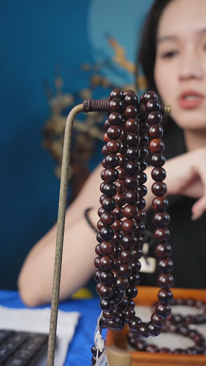 【闪购商品】木海南红降花梨公0.8长串31g