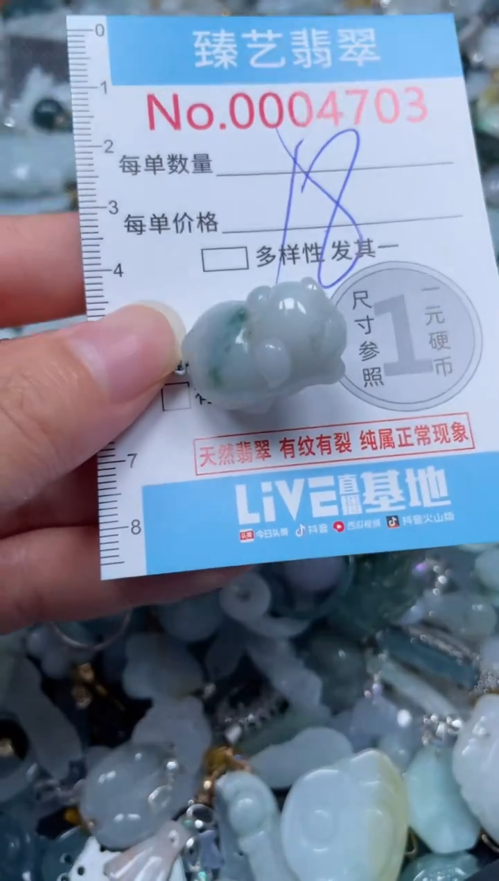 颈饰未镶嵌翡翠4703