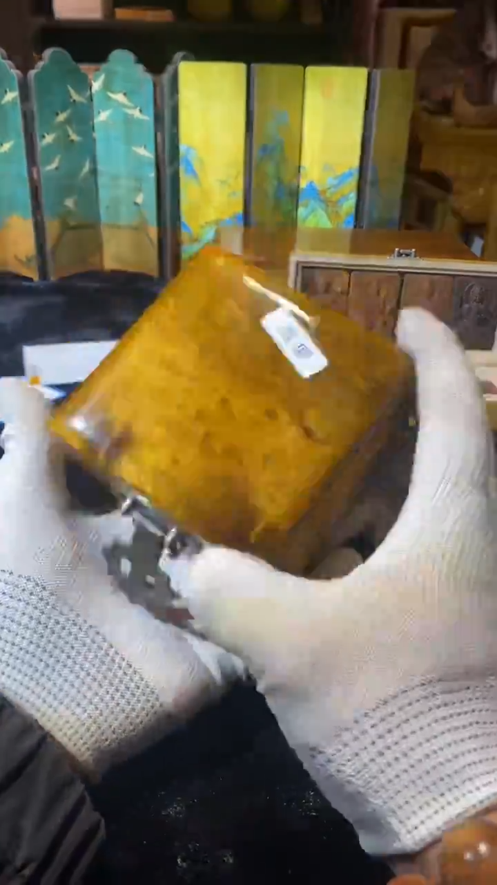 金丝楠223金丝楠木制品方盒（微瑕