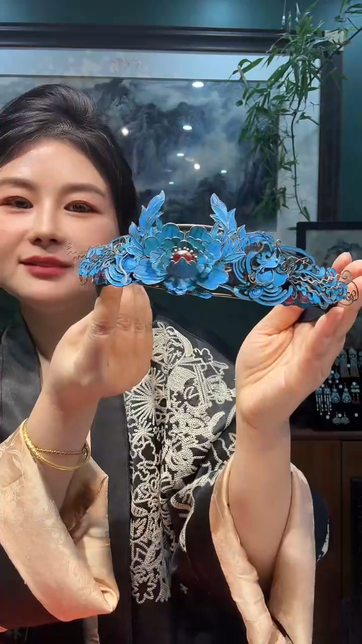 大理石铁合金非遗手工首饰