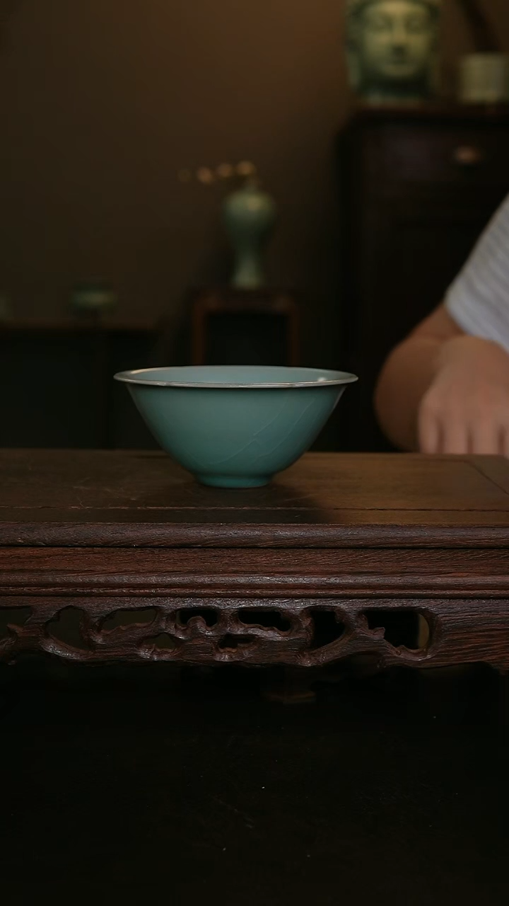 摆件原产地原矿仿古釉手工主人杯
