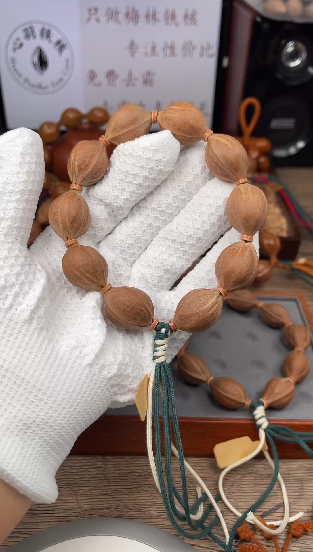 手串/手链橄榄核汇**选19*26尺寸梅林铁核橄榄核手串带三通