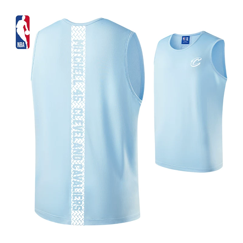 NBA官方米歇尔球队文化夏季无袖透气nba背心运动速干背心男