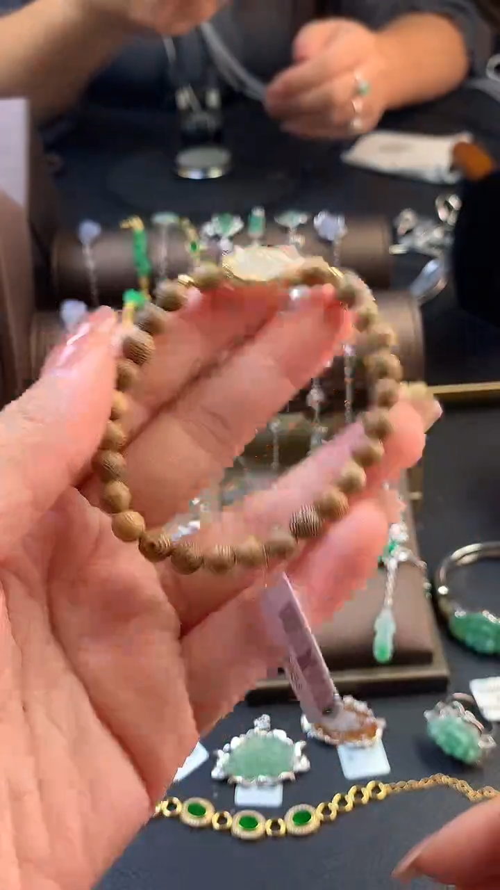 颈饰银S925镶嵌翡翠18033