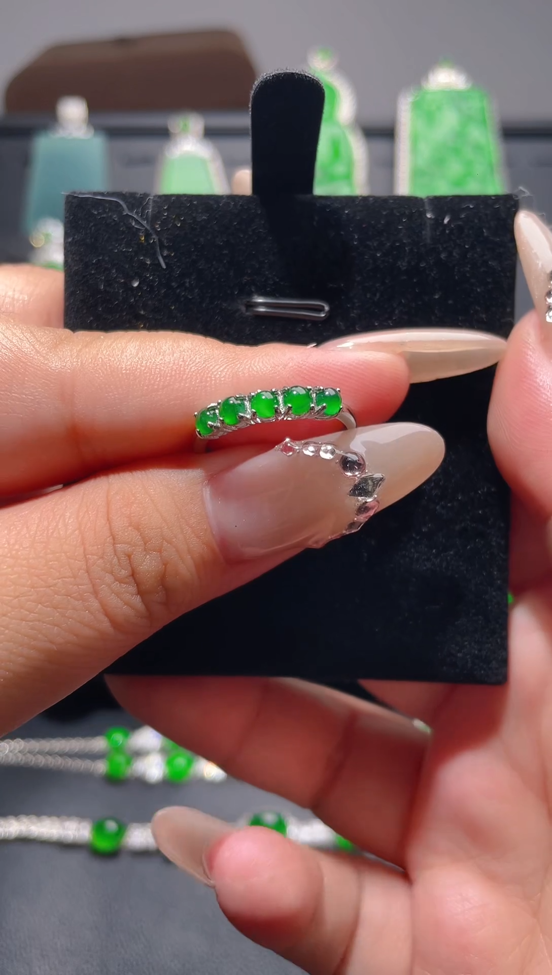 【闪购商品】翡翠戒指未镶嵌天然A货翡翠