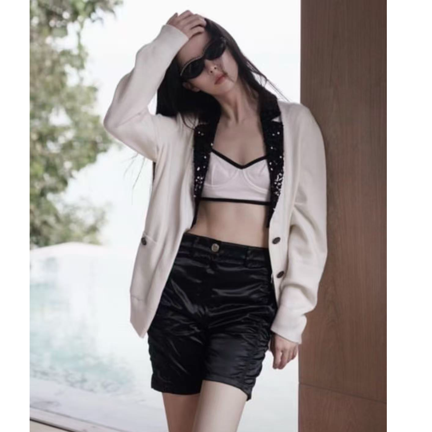 99新 Chanel/香奈儿 双双臻选/ck80506/香奈儿短裤/36（腰围70