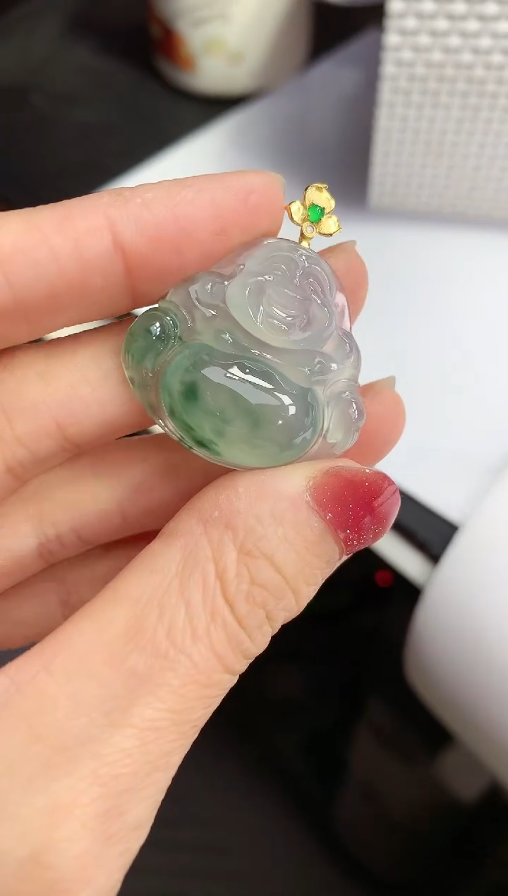 【闪购商品】翡翠颈饰未镶嵌佛公