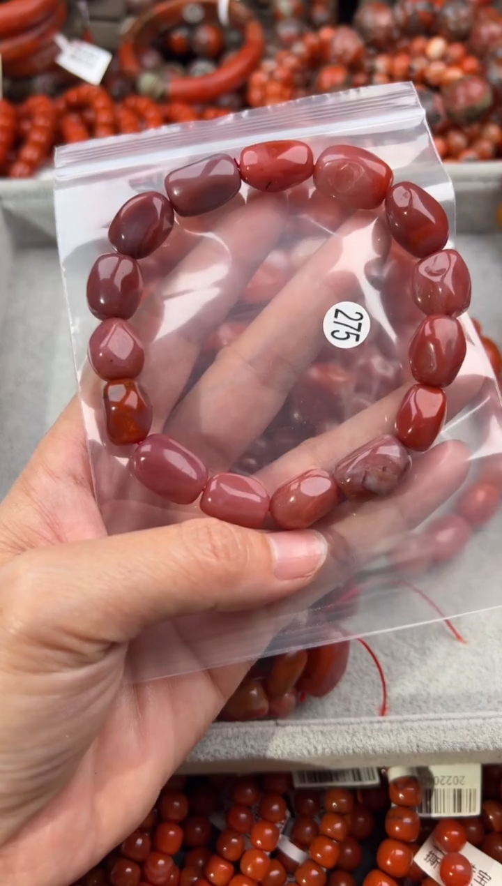 南红玛瑙手镯未镶嵌11