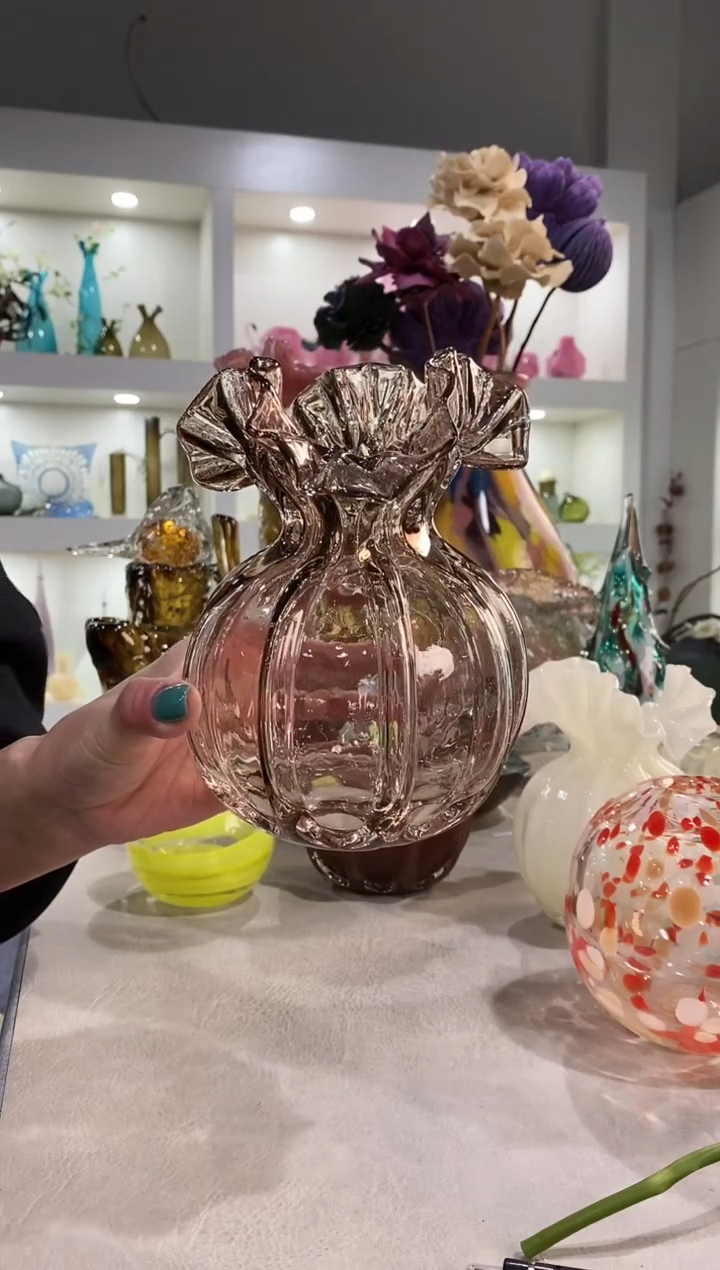 慕忆家手作琉璃花瓶